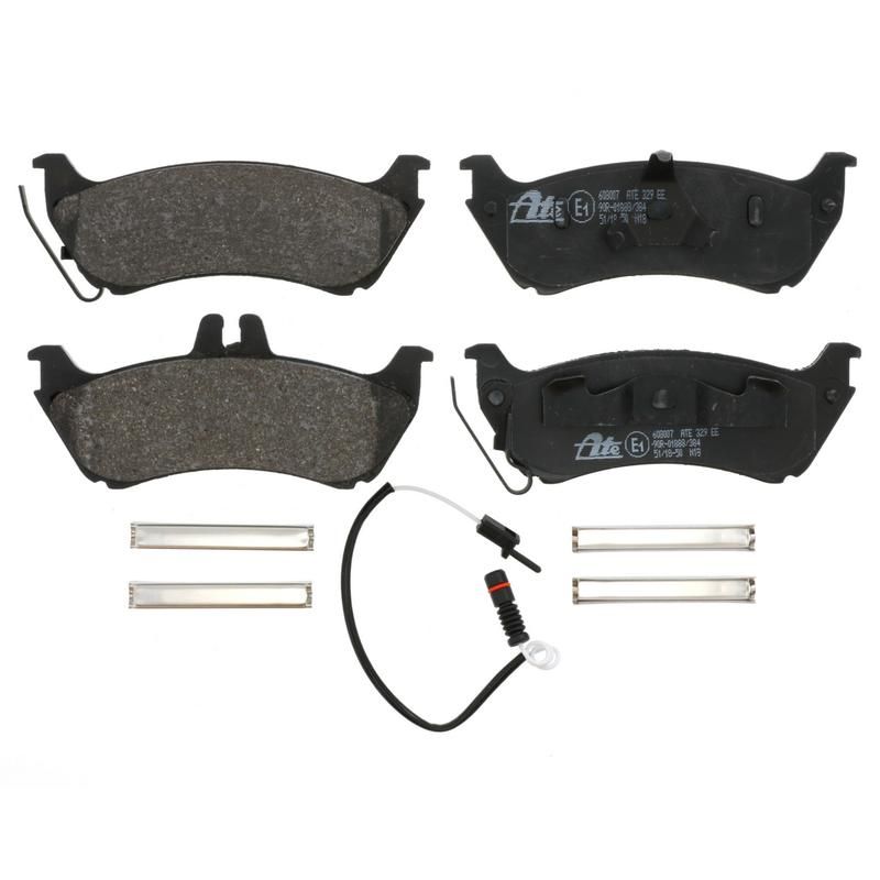 ATE 608007 ATE Original Semi-Metallic Rear Disc Brake Pad Set 608007 for Mercedes-Benz