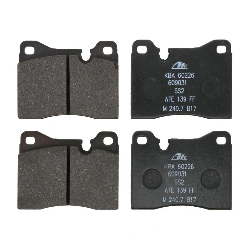 ATE 609031 ATE Original Semi-Metallic Front Disc Brake Pad Set 609031 for BMW
