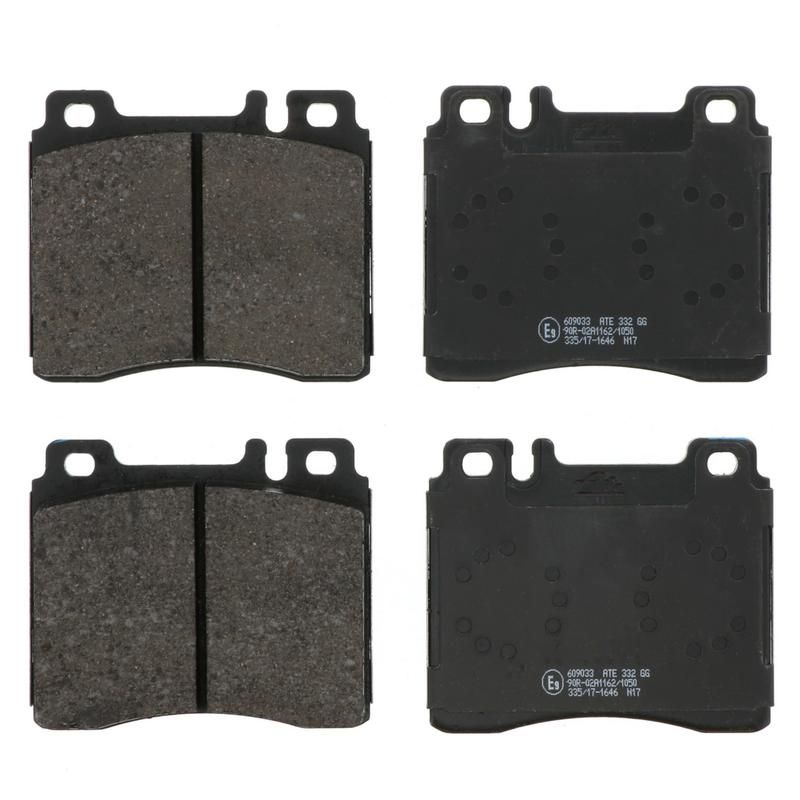 ATE 609033 ATE Original Semi-Metallic Front Disc Brake Pad Set 609033 for Mercedes-Benz