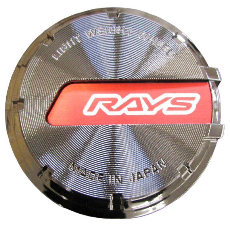 Gram Lights WCGLBKCHRD65 GL Center Cap - Black-Chrome/Red (57DR / 57CR)