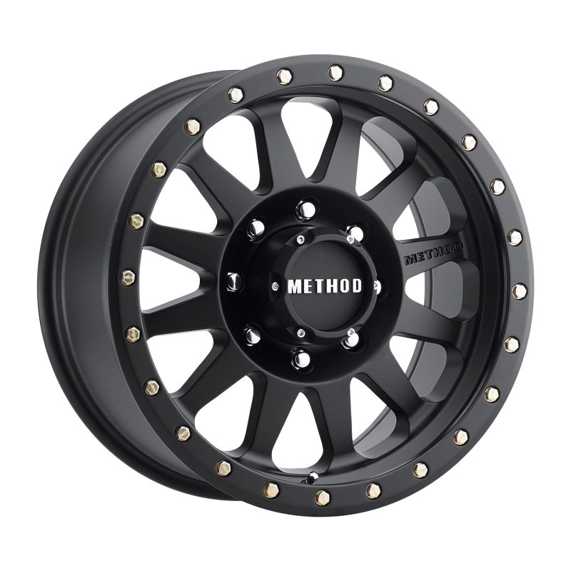 Method Wheels MR30421080518N Method MR304 Double Standard 20x10 -18mm Offset 8x6.5 130.81mm CB Matte Black Wheel