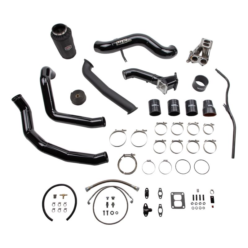 Wehrli WCF100478-CP 01-04 Chevrolet 6.6L LB7 Duramax S300 Turbo Install Kit (No Turbo) - Candy Purple