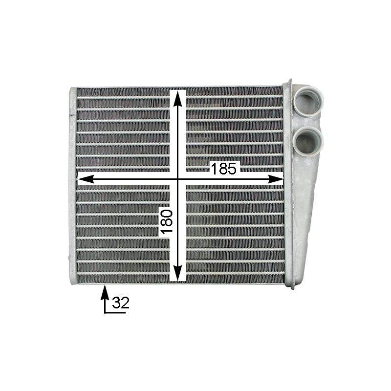 BEHR AH 208 000S HVAC Heater Core