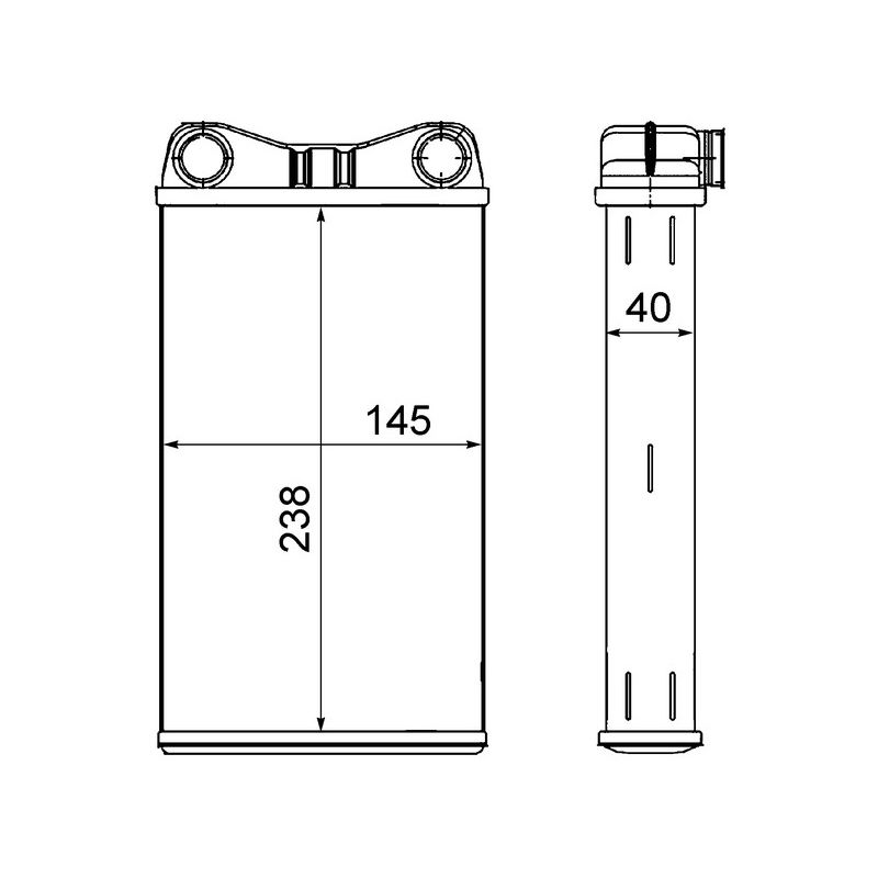 BEHR AH 7 000S HVAC Heater Core