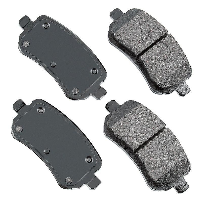 Akebono ACT1021 Akebono ProACT Ultra Premium Ceramic Disc Brake Pad Kit