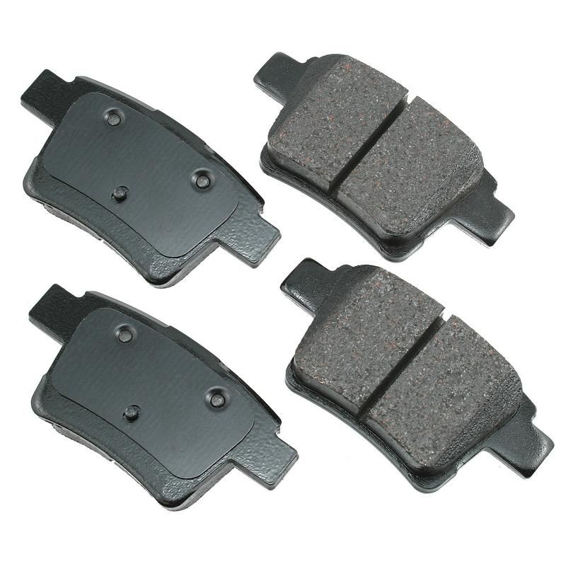 Akebono ACT1071 Akebono ProACT Ultra Premium Ceramic Disc Brake Pad Kit