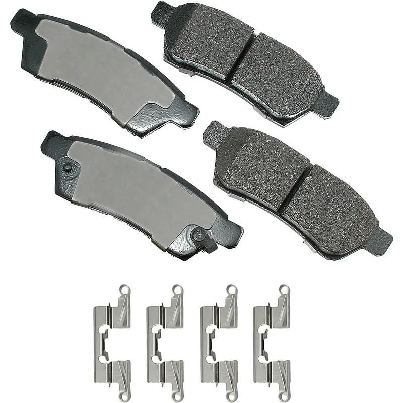 Akebono ACT1100 Akebono ProACT Ultra Premium Ceramic Disc Brake Pad Kit
