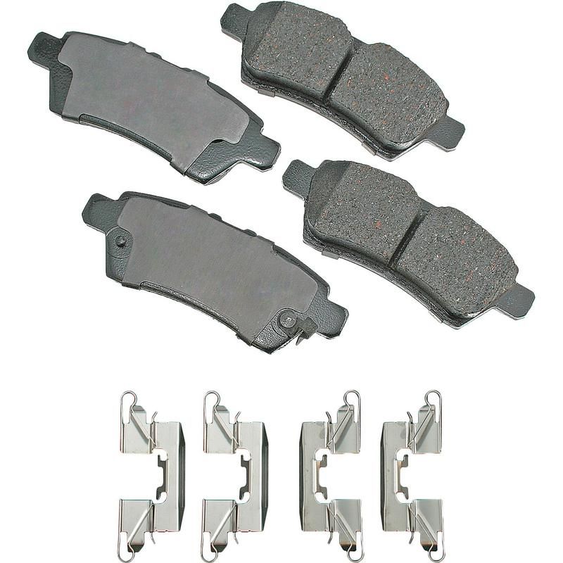Akebono ACT1101 Akebono ProACT Ultra Premium Ceramic Disc Brake Pad Kit