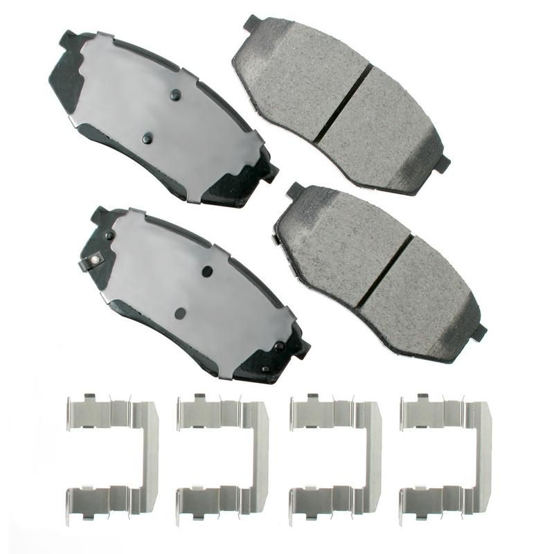 Akebono ACT1447 Akebono ProACT Ultra Premium Ceramic Disc Brake Pad Kit