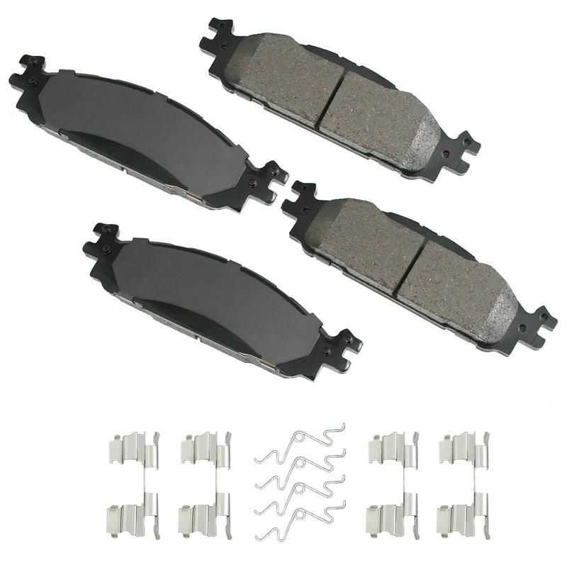 Akebono ACT1508 Akebono ProACT Ultra Premium Ceramic Disc Brake Pad Kit