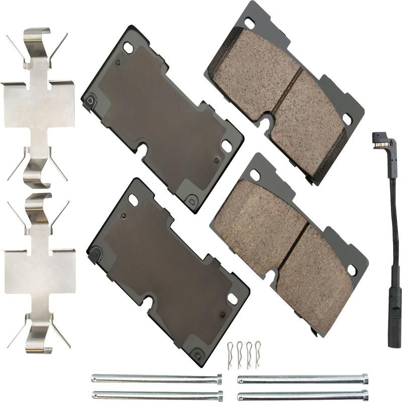 Akebono ACT2173 Akebono ProACT Ultra Premium Ceramic Disc Brake Pad Kit