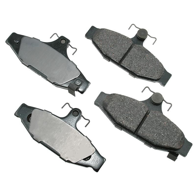 Akebono ACT413 Akebono ProACT Ultra Premium Ceramic Disc Brake Pad Kit