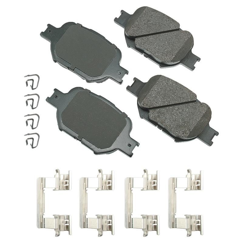 Akebono ACT817B Akebono ProACT Ultra Premium Ceramic Disc Brake Pad Kit