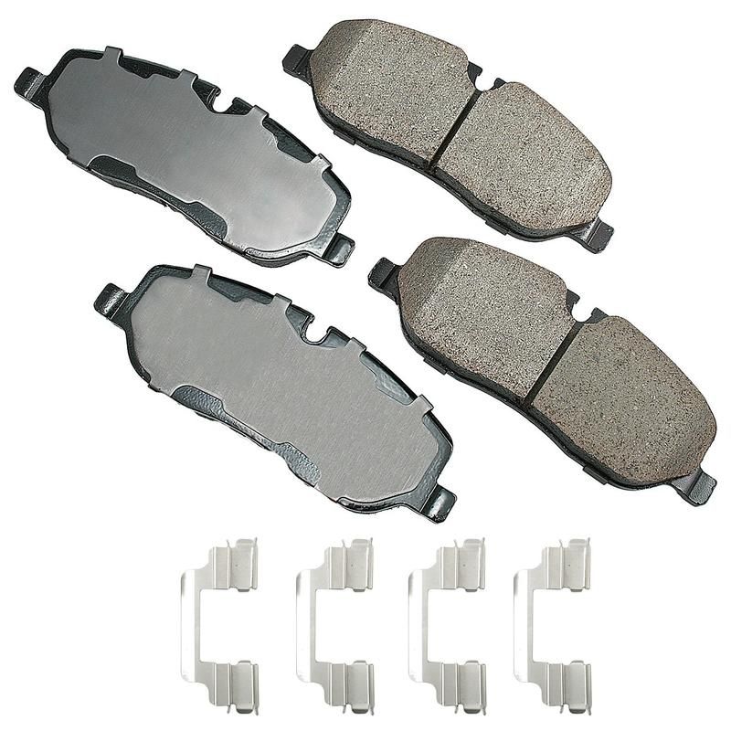 Akebono EUR1098A Akebono EURO Ultra Premium Ceramic Disc Brake Pad Kit