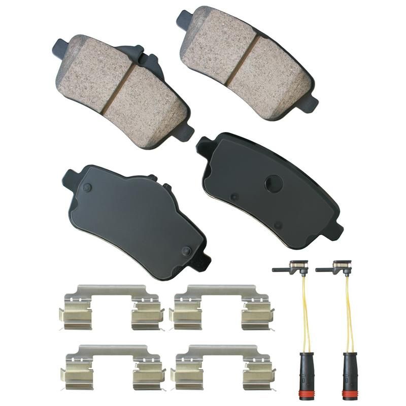 Akebono EUR1630 Akebono EURO Ultra Premium Ceramic Disc Brake Pad Kit