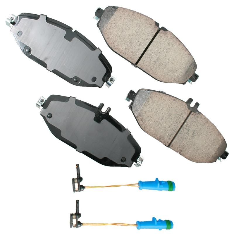Akebono EUR1794 Akebono EURO Ultra Premium Ceramic Disc Brake Pad Kit