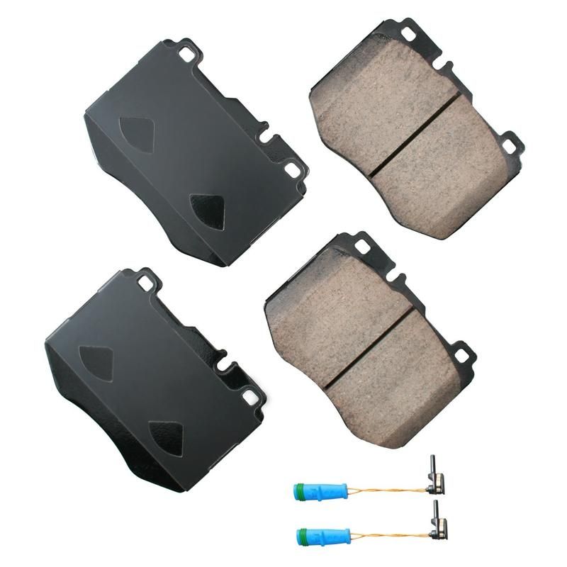 Akebono EUR1796 Akebono EURO Ultra Premium Ceramic Disc Brake Pad Kit