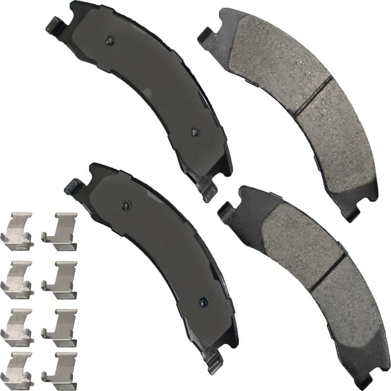Akebono SDF1329 Akebono Severe Duty Ultra Premium Ceramic Disc Brake Pad Kit