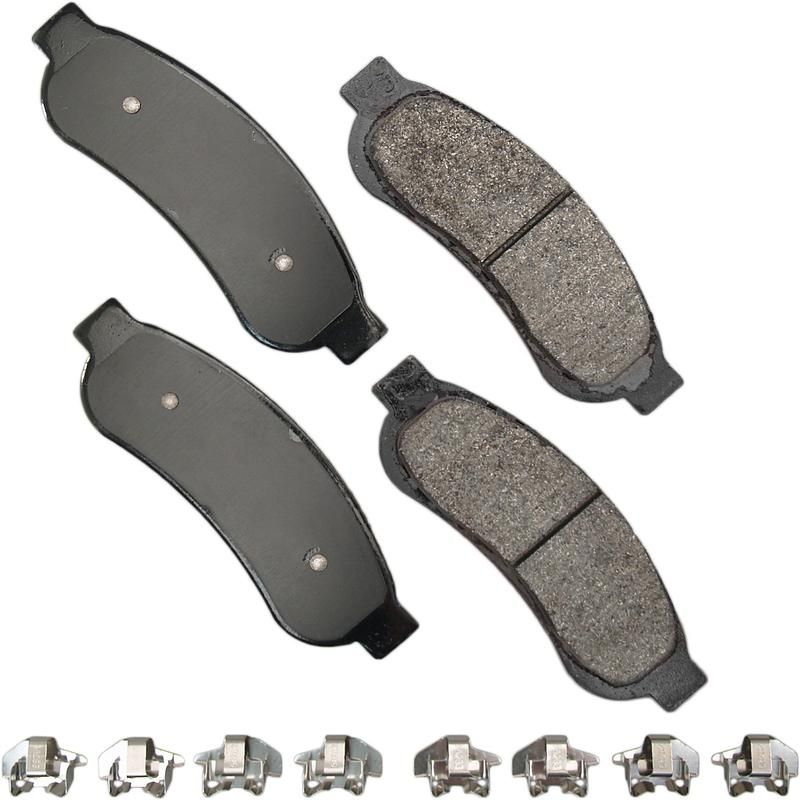 Akebono SDF1334 Akebono Severe Duty Ultra Premium Ceramic Disc Brake Pad Kit
