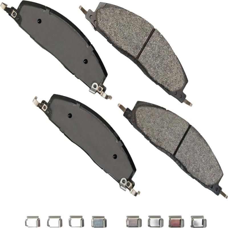 Akebono SDF1400 Akebono Severe Duty Ultra Premium Ceramic Disc Brake Pad Kit