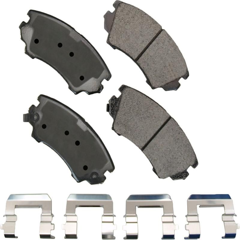 Akebono SDF1404 Akebono Severe Duty Ultra Premium Ceramic Disc Brake Pad Kit