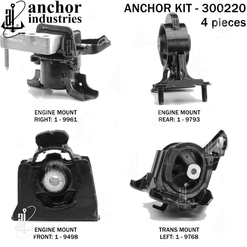 ANCHOR MOUNTS 300220 ENGINE MNT KIT