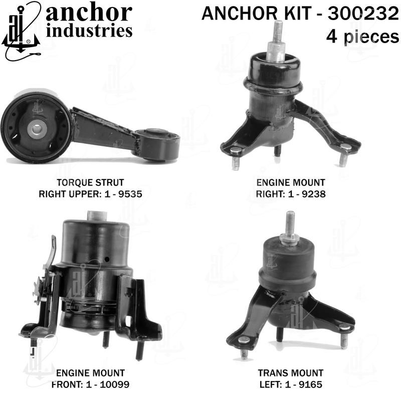 ANCHOR MOUNTS 300232 ENGINE MNT KIT