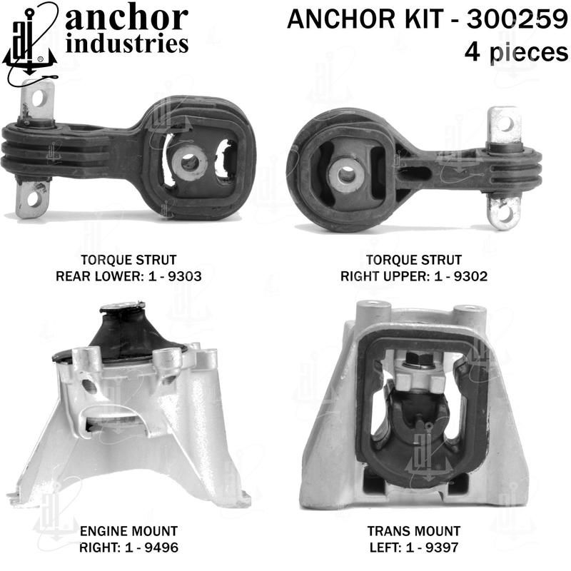 ANCHOR MOUNTS 300259 ENGINE MNT KIT