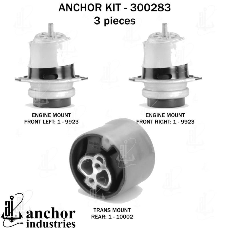 ANCHOR MOUNTS 300283 ENGINE MNT KIT