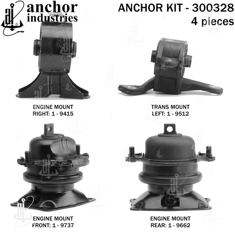 ANCHOR MOUNTS 300328 ENGINE MNT KIT