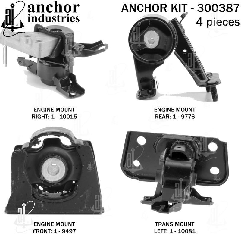 ANCHOR MOUNTS 300387 ENGINE MNT KIT