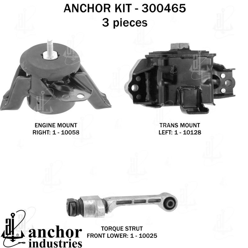 ANCHOR MOUNTS 300465 ENGINE MNT KIT