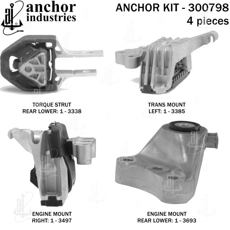 ANCHOR MOUNTS 300798 ENGINE MNT KIT