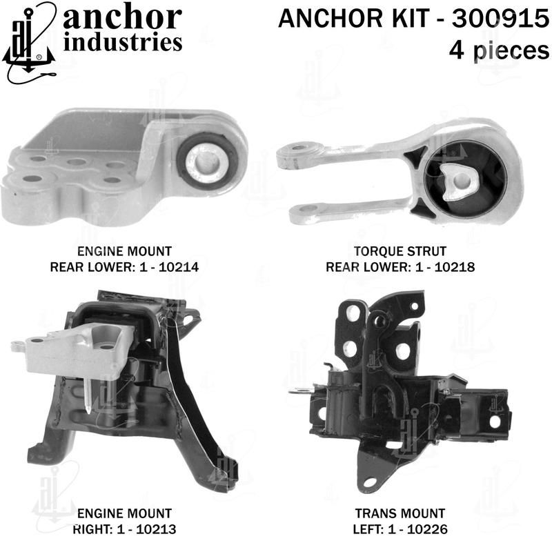 ANCHOR MOUNTS 300915 ENGINE MNT KIT