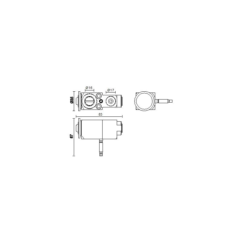 BEHR AVE 140 000P A/C Expansion Valve