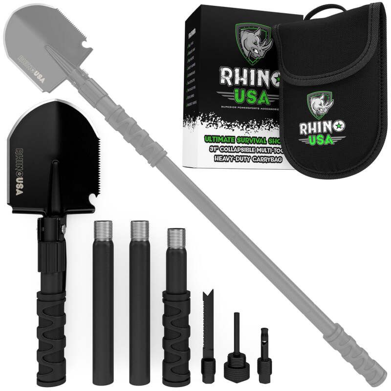 Rhino USA RNO-SURVIVAL-SHOVEL Ultimate Survival Shovel