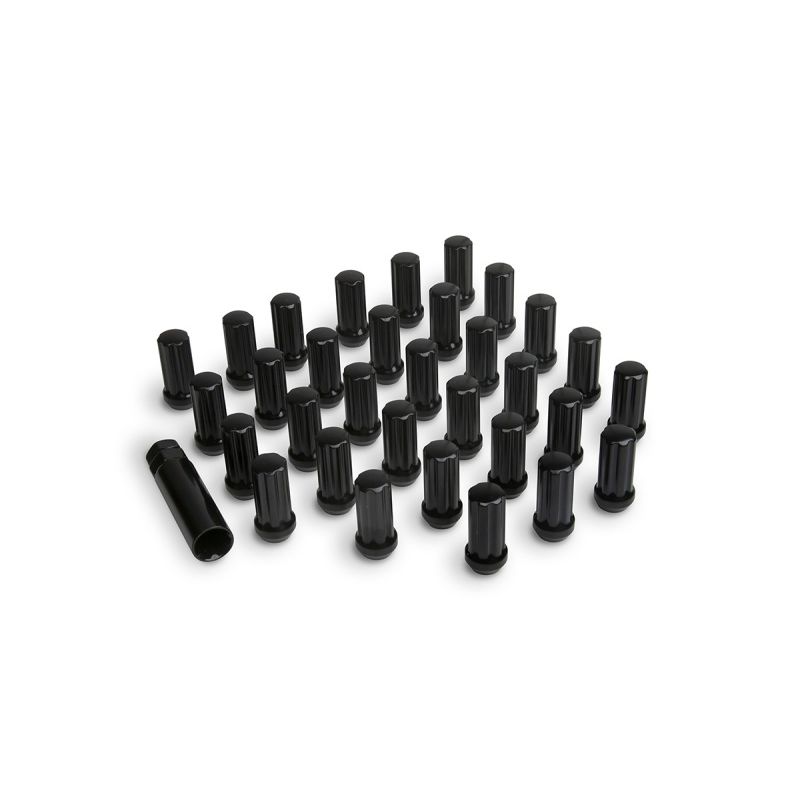ICON 89141532B Alloys Lug Nut Kit Black - 14x1.5 - 32 Lug Nuts w/ Key