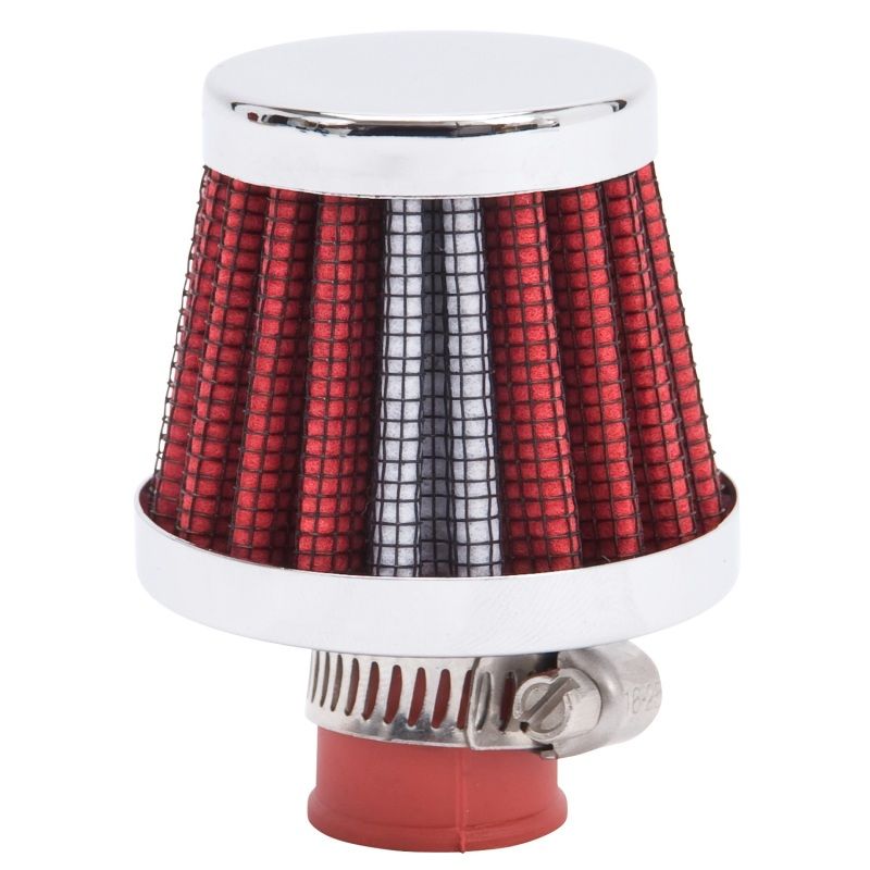 EDELBROCK EDE43511 Valve Cover Breather 10mm Inlet Red/Chrome