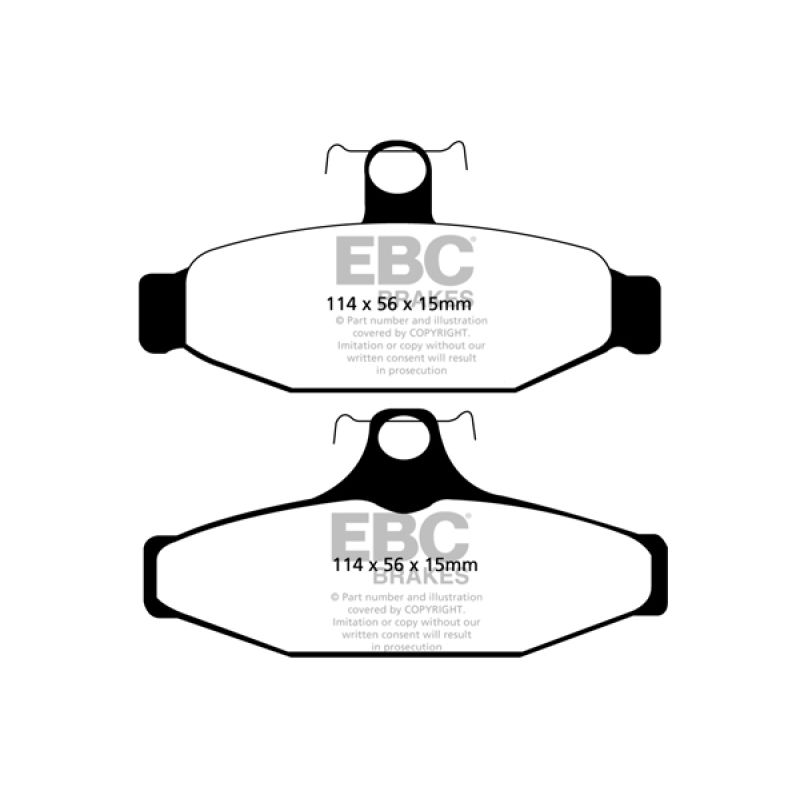 EBC UD295 83-87 Chevrolet Corvette (C4) 5.7 Ultimax2 Rear Brake Pads