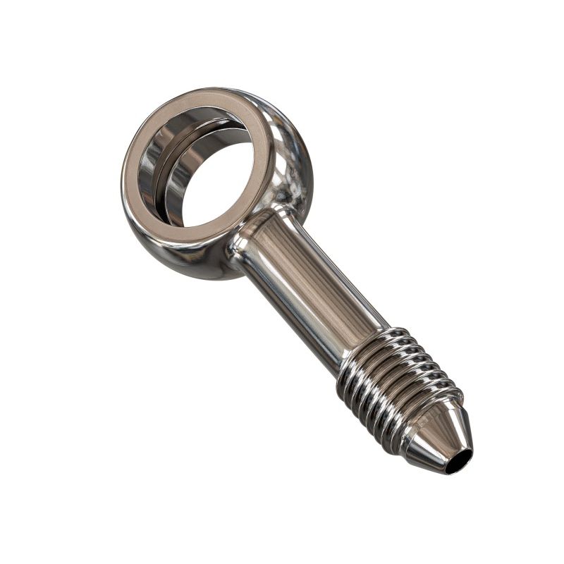 Goodridge PB592-03-04C Straight Banjo Adaptor for 7/16 Bolt