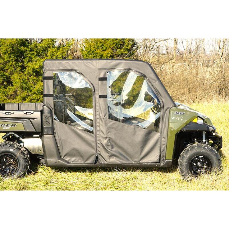 Seizmik 51-21003 14-19 Polaris 1000 Ranger XP Crew Soft Doors w/ Zippers Kit