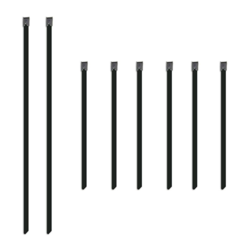 Mishimoto MMTW-TIES Set of Six 6in & Two 14in Stainless Steel Locking Ties