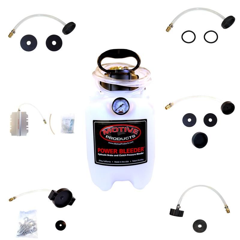 AGS 0380-MTV Power Bleeder Kit Magnum XLT 4 QT w/ 6 Adapters