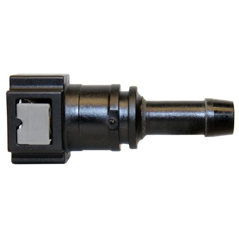 AGS FLRQ-035 Fuel Line Quick Connect - Straight Push-On 3/8 Steel to 5/16 Nylon - 2 per Bag