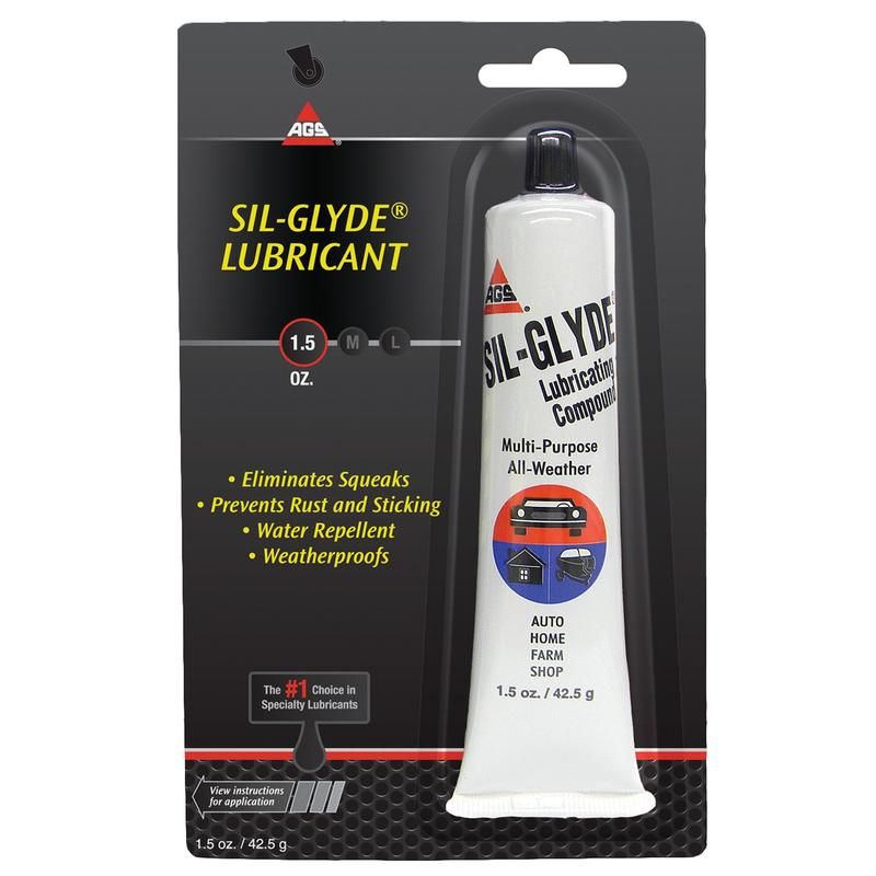 AGS SG-2 Sil-Glyde Silicone Lubricant, Tube, 1.5 oz, Card