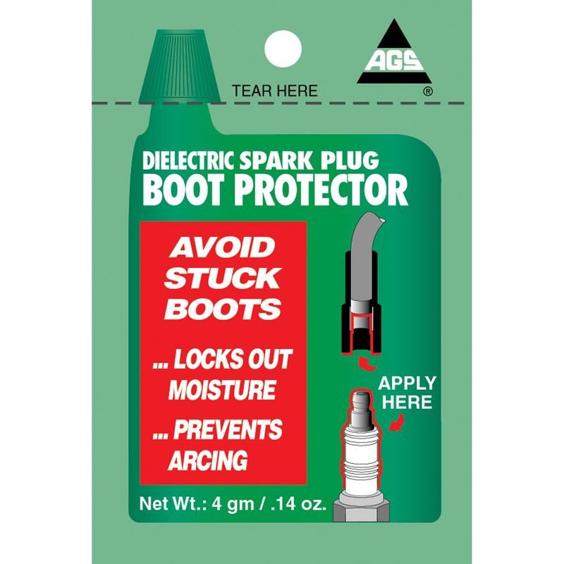 AGS SP-1A Spark Plug Boot Protector Dielectric Grease, Pouch, 4 g, 1000