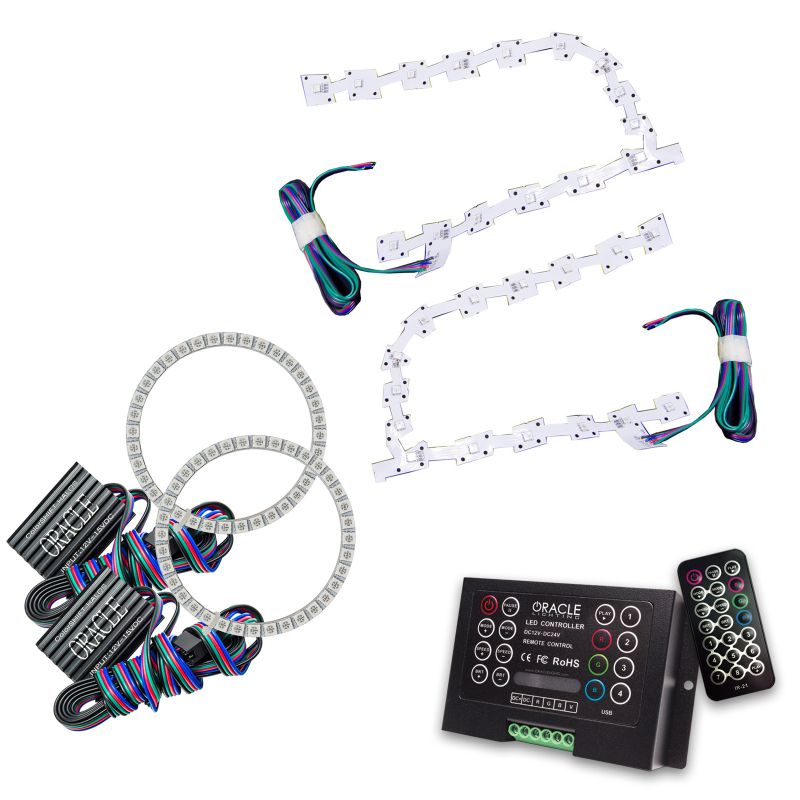 Oracle Lighting 2642-333 ColorSHIFT(tm) Halo Kit, w/ DRL, ColorSHIFT(tm) 2.0