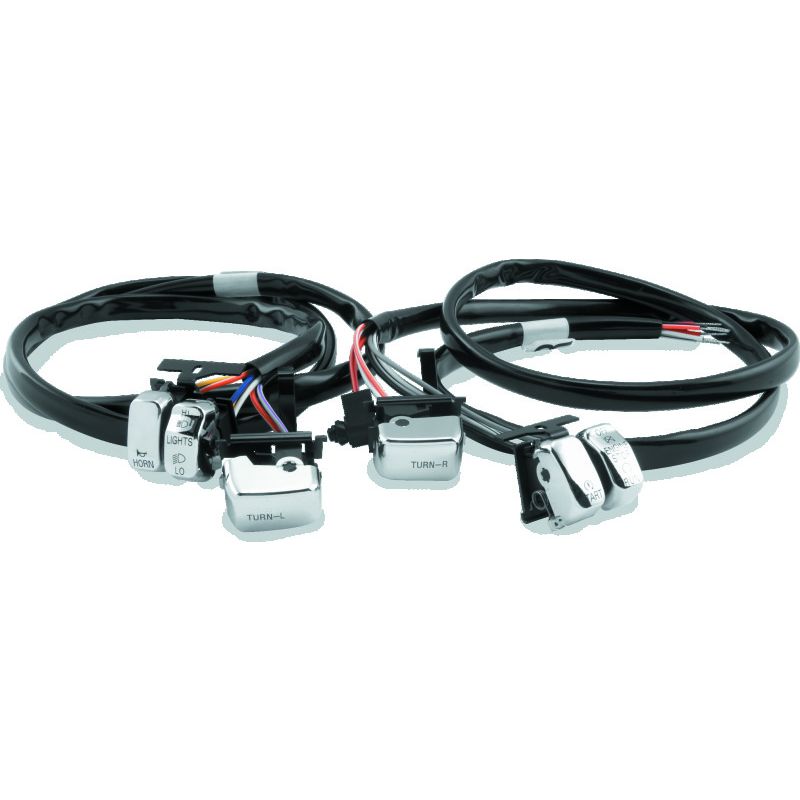 TwinPower 482654 Twin Power 96-06 Big Twin and XL Chrome Handlebar Switch Kit