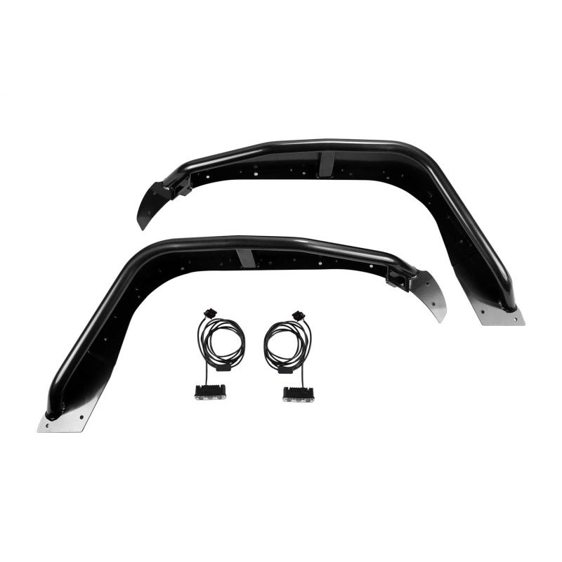 Fabtech FTS24212 18-21 Jeep JL 4WD Front Steel Tube Fenders