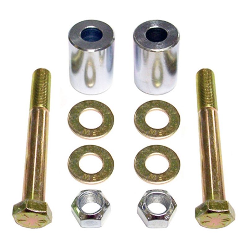 RockJock JK Shock Mount Relocation Kit Rear Lower w/ Hardware Pair